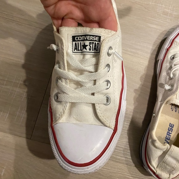 WOMEN'S CONVERSE CHUCK TAYLOR ALL STAR SHORELINE Creamy White/ Off White - Picture 10 of 13